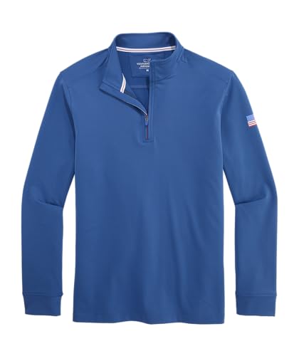 vineyard vines Performance Clubhouse Quarter-Zip, Americana